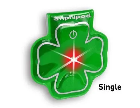 Amphipod Vizlet Led Shamrock Wearable Reflector (Single) 1