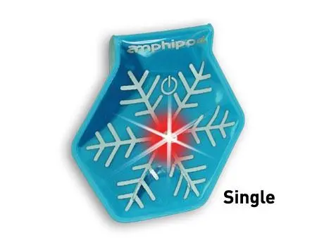 Amphipod Vizlet Led Snowflake Wearable Reflector (Single) 1