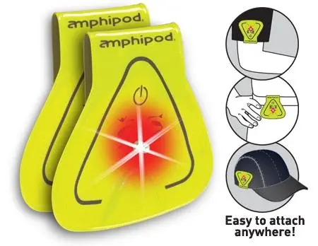 Amphipod Vizlet Led Triangles Wearable Reflectors (2 Pack) 1