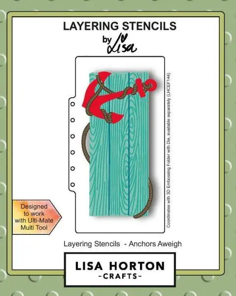 Anchors Aweigh - Slimline Layering Stencils 1
