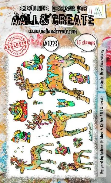Angelic Deer Guardians - Clear Stamps 1