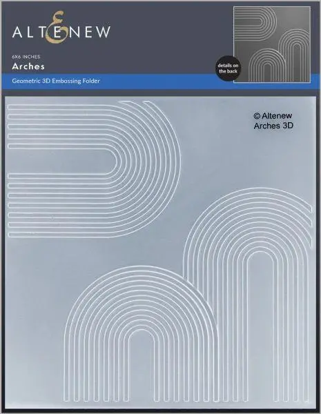 Arches 3D Embossing Folder 1