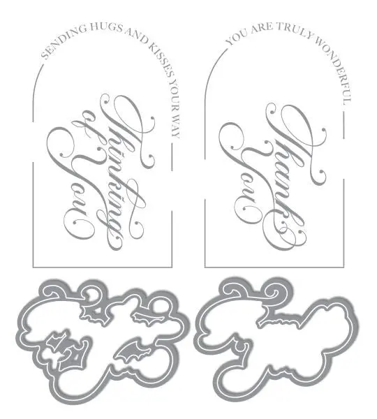 Arches Thank You Impress-Ion Press Plate & Dies 1