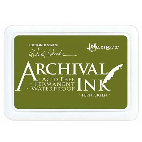 Archival Ink Pad - Fern Green 1