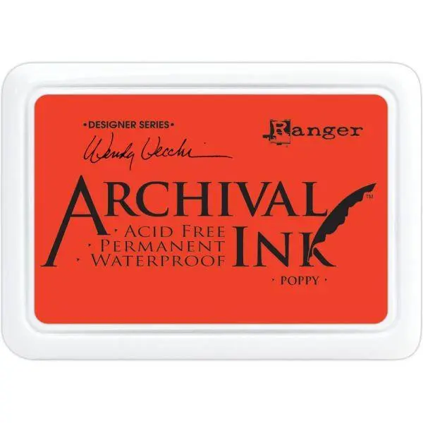 Archival Ink Pad - Poppy 1