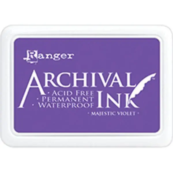 Archival Inkpad - Magestic Violet 1