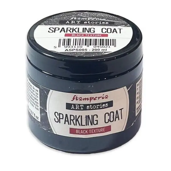 Art Stories - Sparkling Coat - Black Texture 1