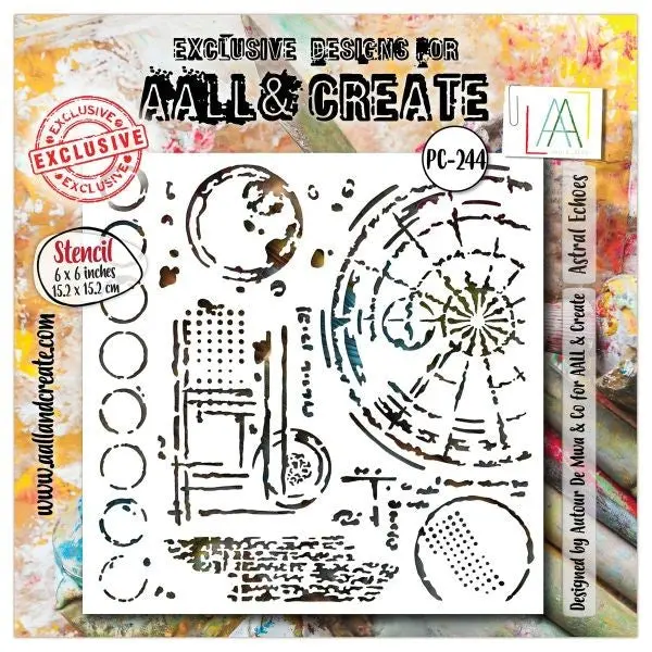 Astral Echoes - Stencil 1