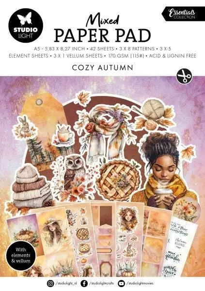Autumn Essentials - Mixed Paper Pad 1