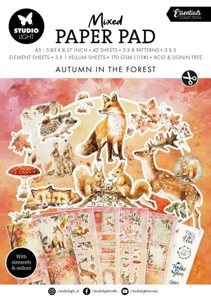 Autumn Essentials - Mixed Paper Pad 1