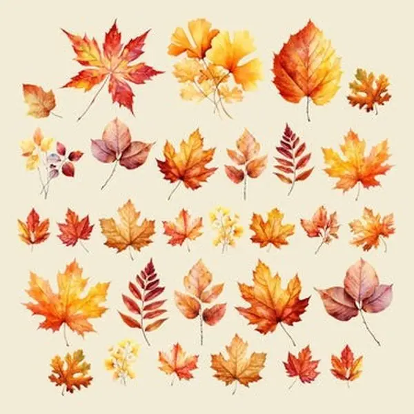 Autumn Splendor - Ephemera - Leaves 1