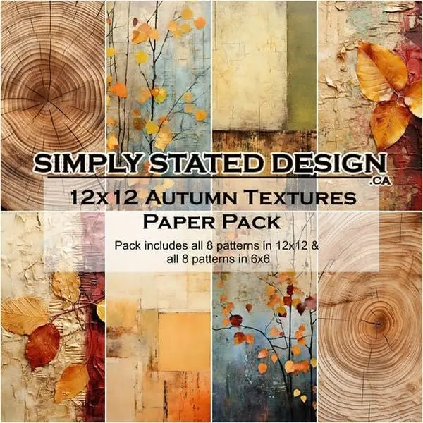 Autumn Textures - 12X12 Collection Pack 1