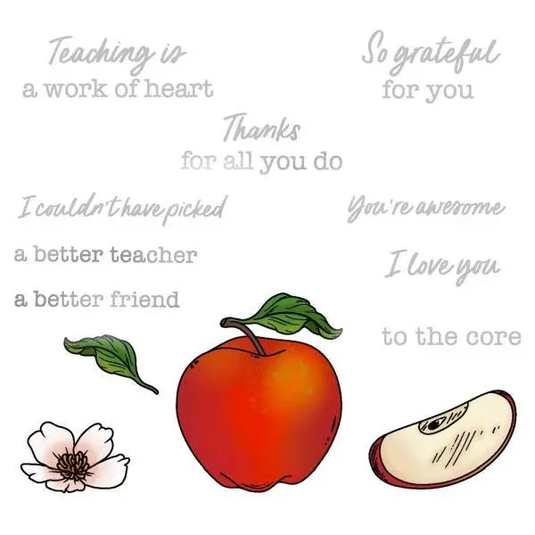 Awesome To The Core - Clear Stamps 1