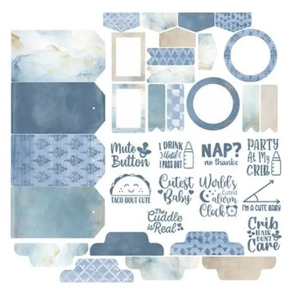 Baby Bliss In Blue - Ephemera - Essentials 1