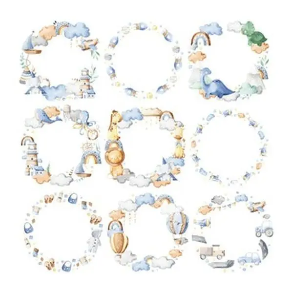 Baby Bliss In Blue - Ephemera - Frames 1