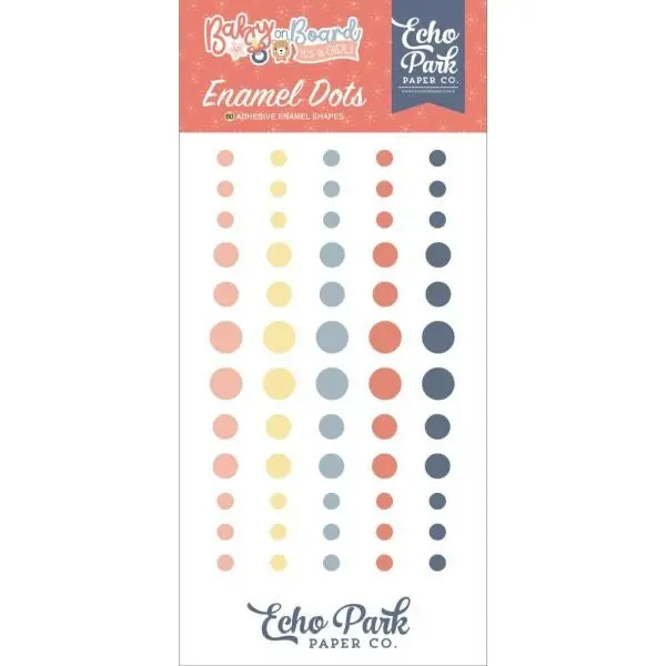 Baby On Board - Girl - Enamel Dots 1