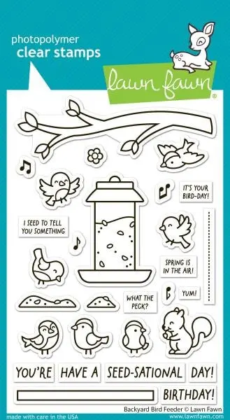 Backyard Bird Feeder - Clear Stamps 1