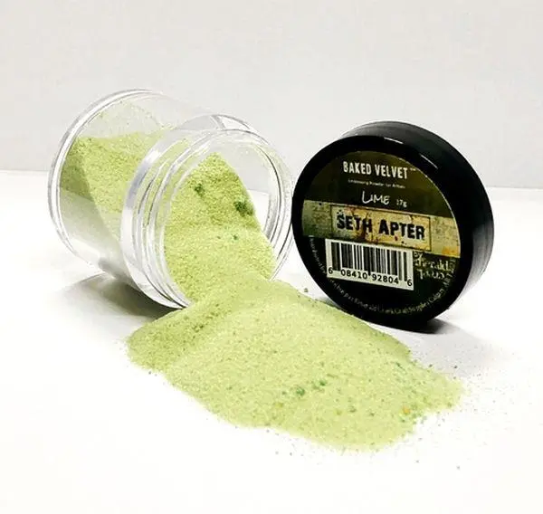 Baked Velvet Embossing Powder - Lime 1
