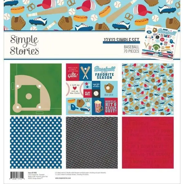 Baseball - 12X12 Collection Pack 1