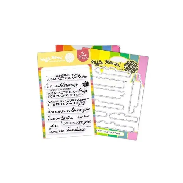 Basketful Sentiments - Stamp & Die Combo 1