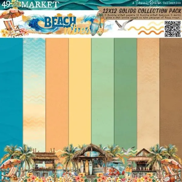 Beach Vibes - 12X12 Collection Pack - Solids 1