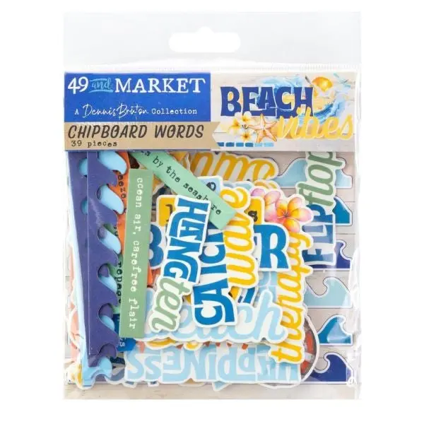 Beach Vibes - Chipboard 1