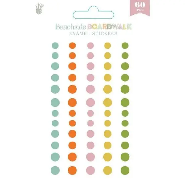 Beachside Boardwalk - Enamel Dots 1