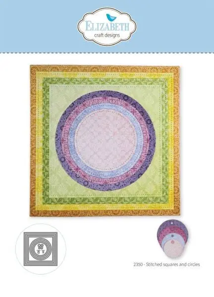Beautiful Blooms - Stitched Squares And Circles - Dies 1