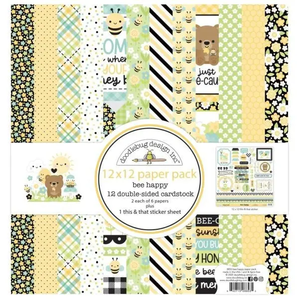 Bee Happy - 12X12 Collection Pack 1