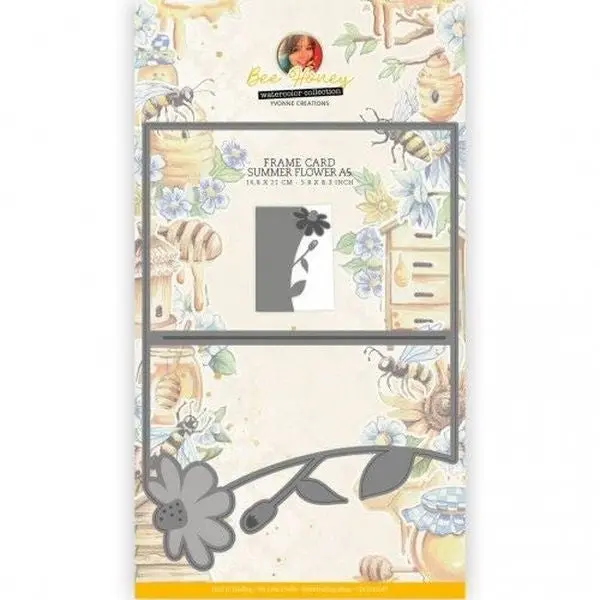 Bee Honey - Summer Flower Frame A2 - Dies 1
