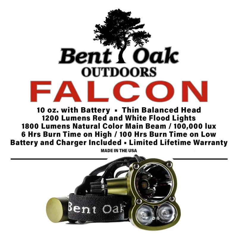 Bent Oak Falcon Light With Extra Battery 2