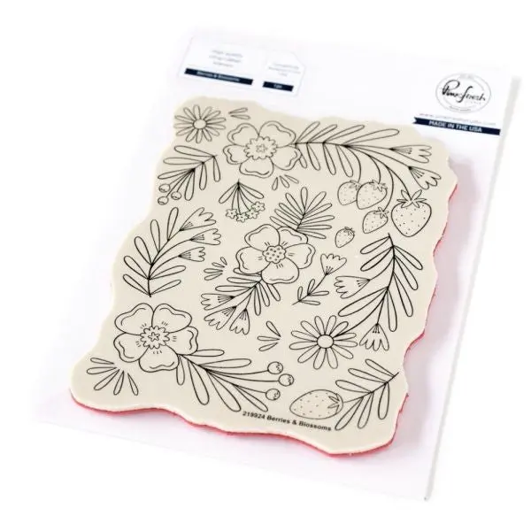 Berries & Blossoms - Cling Stamps 1
