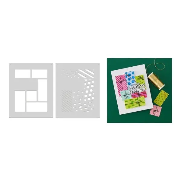 Best Gift Ever Collection - Gorgeous Giftwrap Layering Stencils 1