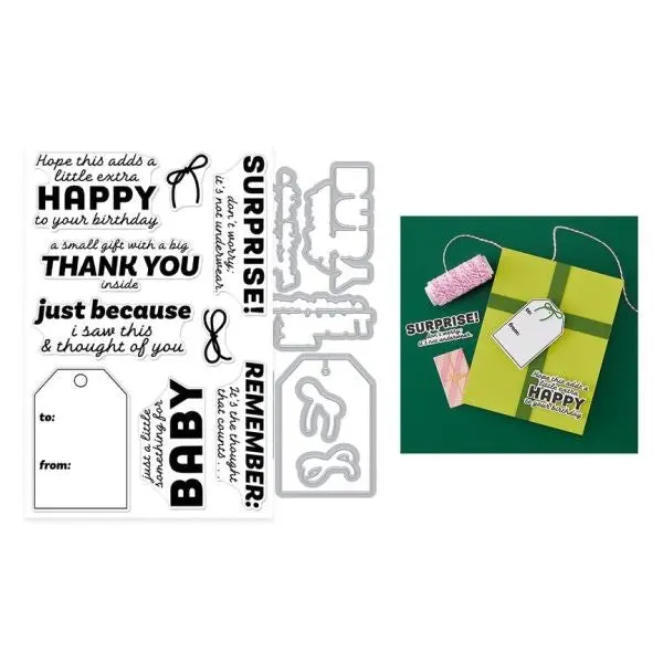 Best Gift Ever Collection - Just Because Stamp & Die Set 1