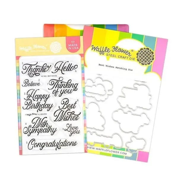 Best Wishes - Stamp & Die Combo 1