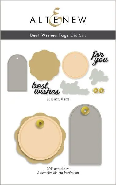 Best Wishes Tags Die Set 1