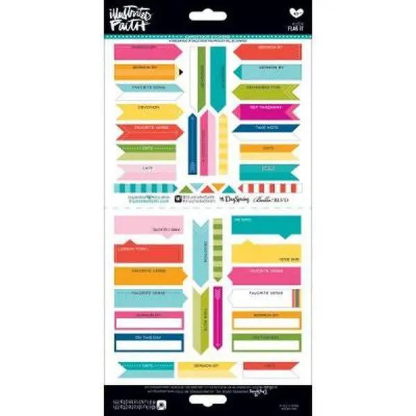 Bible Journaling Stickers, Flag It 1