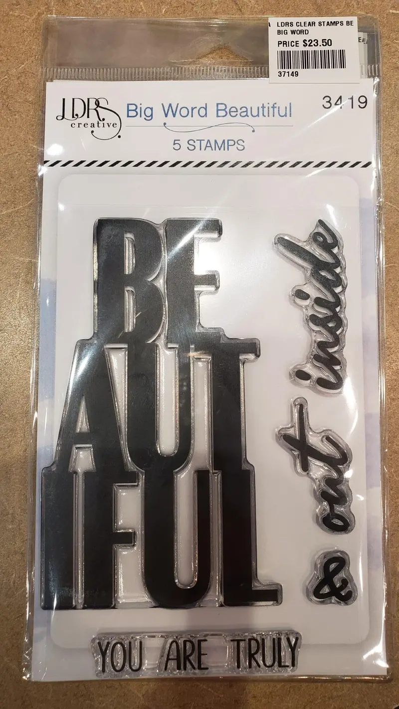 Big Word - Beautiful 4 X 6 Stamp 1