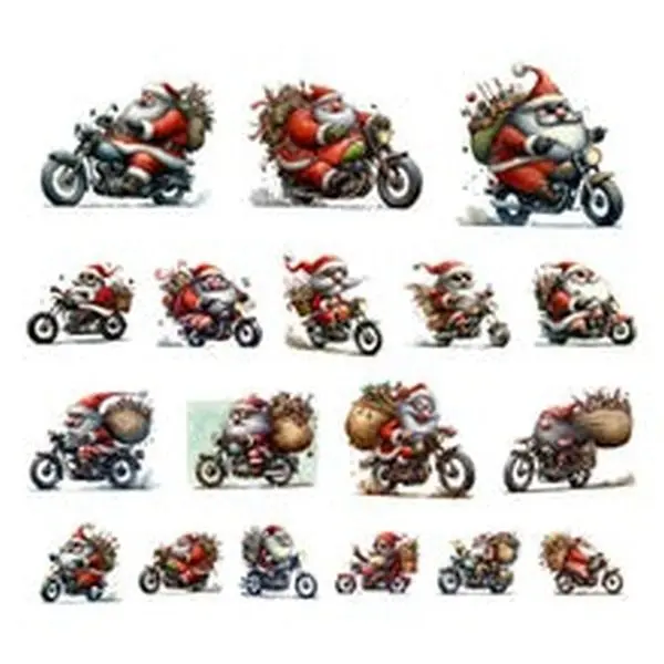 Biker Santa - Ephemera 1