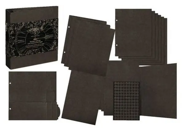 Bindeer Album With Interactive Pages - Black 1
