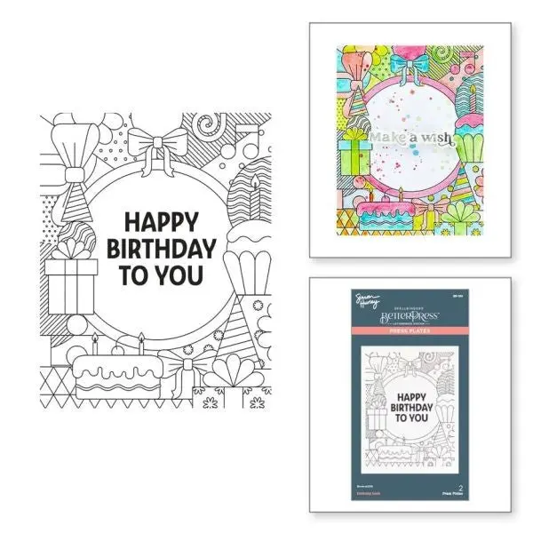 Birthday Bash Collection - Birthday Bash Press Plates 1