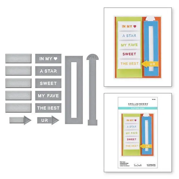 Birthday Celebration -Pick Your Greeting Slider Dies 1