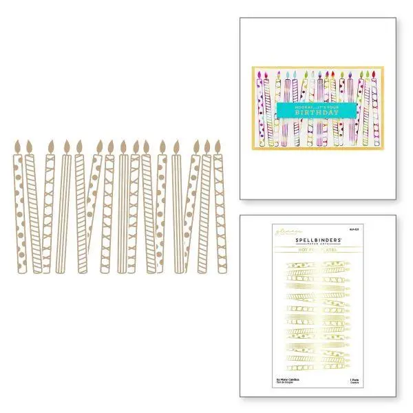 Birthday Celebrations Collection - So Many Candles Glimmer Hot Foil Plates 1