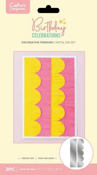 Birthday Celebrations - Decorative Fringing - Dies 1