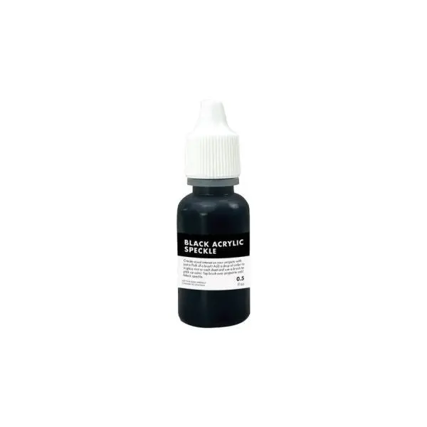 Black Acrylic Speckle Ink 1