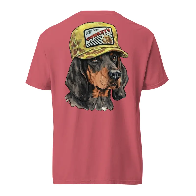 Black and Tan Coonhound Heritage Cotton Shirt