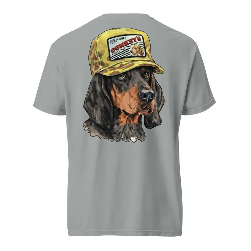 Black and Tan Coonhound Heritage Cotton Shirt