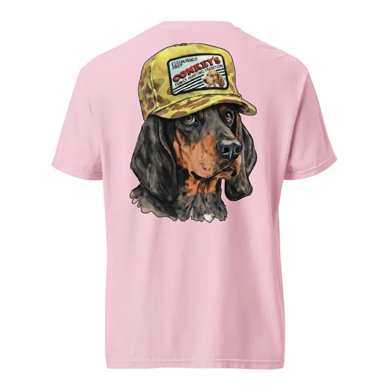 Black and Tan Coonhound Heritage Cotton Shirt