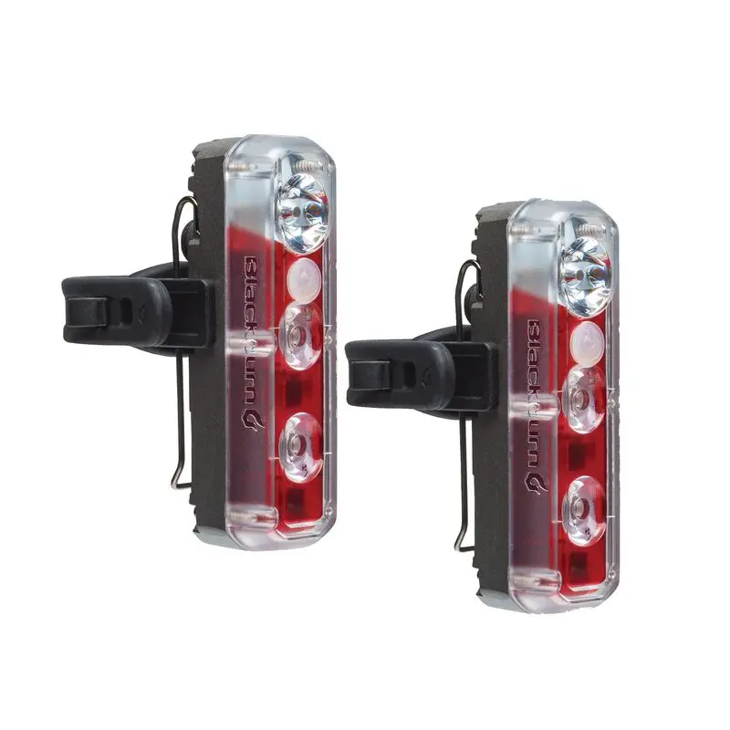 Blackburn 2'Fer-Xl 200 Lumen Front Rear Rechargeable Waterproof Light Set 1