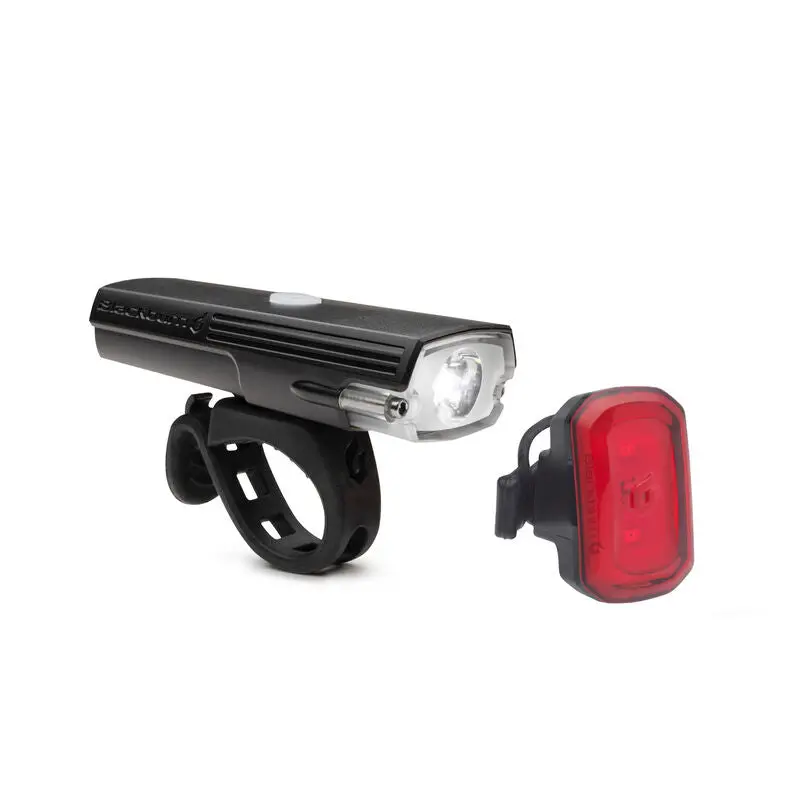 Blackburn Dayblazer 550 Front + Click Usb Bike Rear Light Set 1